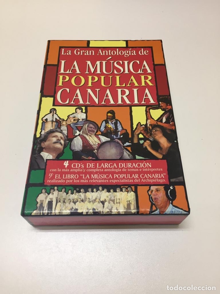 Music CDs: La Gran Antolog&iacute;a de la m&uacute;sica popular canaria 4 CD&rsquo;s+libro