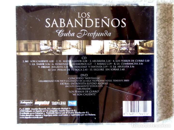 CDs de m&uacute;sica: LOS SABANDE&Ntilde;OS.CUBA PROFUNDA..CD + DVD - Foto 2
