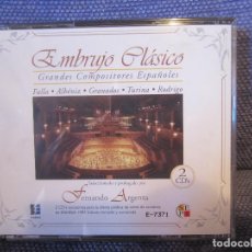 CDs de Música: EMBRUJO CLASICO- ESTUCHE CON 2 CDS- RECOPILAC. FERNANDO ARGENTA. Lote 214532315