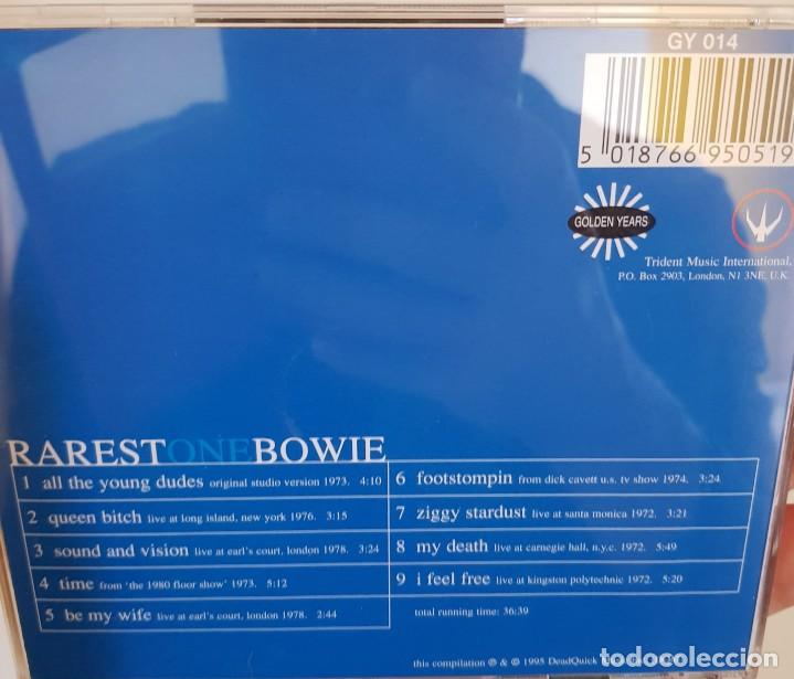 CDs de m&uacute;sica: Rarest one bowie (CD) - Foto 2