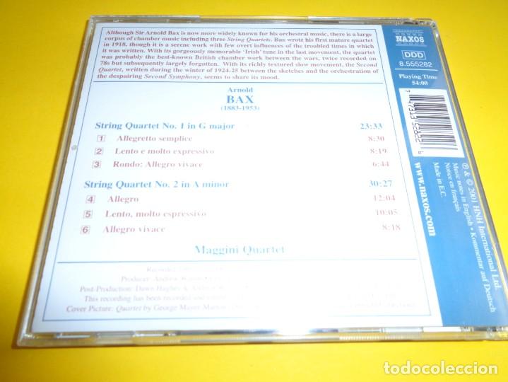 CDs de m&uacute;sica: ARNOLD BAX / STRING QUARTETS 1 & 2 / MAGGINI QUARTET / NAXOS / CD - Foto 2