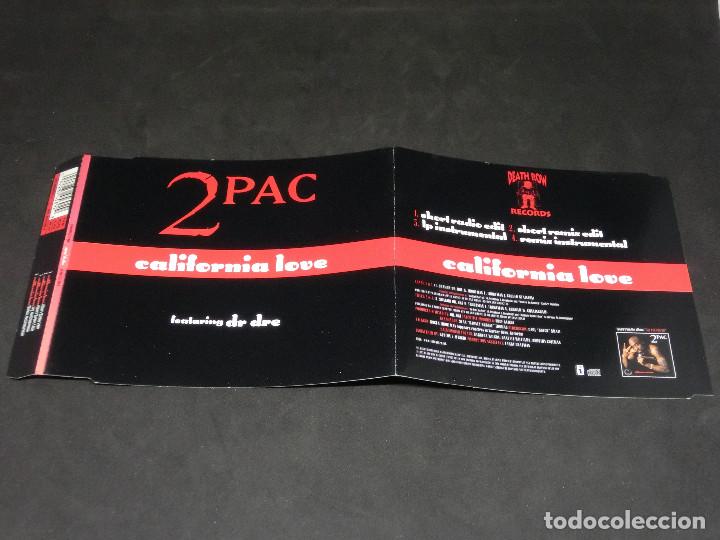 CDs de m&uacute;sica: CD SINGLE - 2PAC - CALIFORNIA LOVE - FEATURING DR DRE - 1995 - Foto 2
