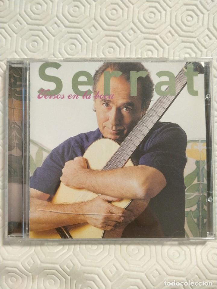 CDs de m&uacute;sica: SERRAT. VERSOS EN LA BOCA. COMPACTO CON 11 BELLAS CANCIONES. - Foto 1