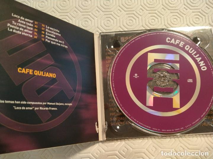 CDs de m&uacute;sica: CAFE QUIJANO. COMPACTO CON 10 CANCIONES. - Foto 2