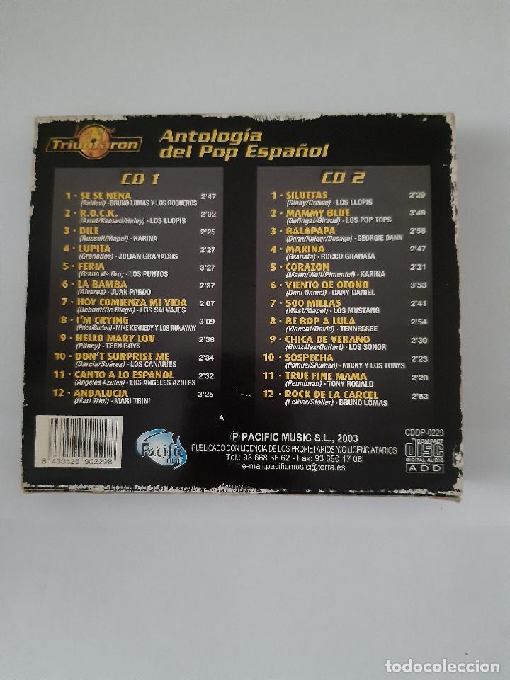CDs de m&uacute;sica: 820- ANTOLOG&Iacute;A DEL POP ESPA&Ntilde;OL , BOX 2 CD - Foto 2