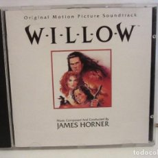 CDs de Música: JAMES HORNER - WILLOW - BSO - CD - 1988 - WEST GERMANY - EX+/NM+. Lote 214798092