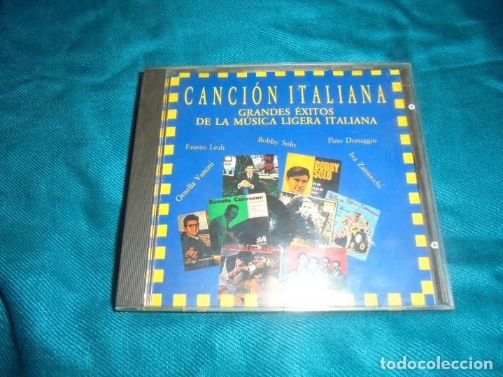 Music CDs: CANCION ITALIANA. GRANDES EXITOS MUSICA LIGERA ITALIANA. PERFIL, 1994. CD. IMPECABLE (#)