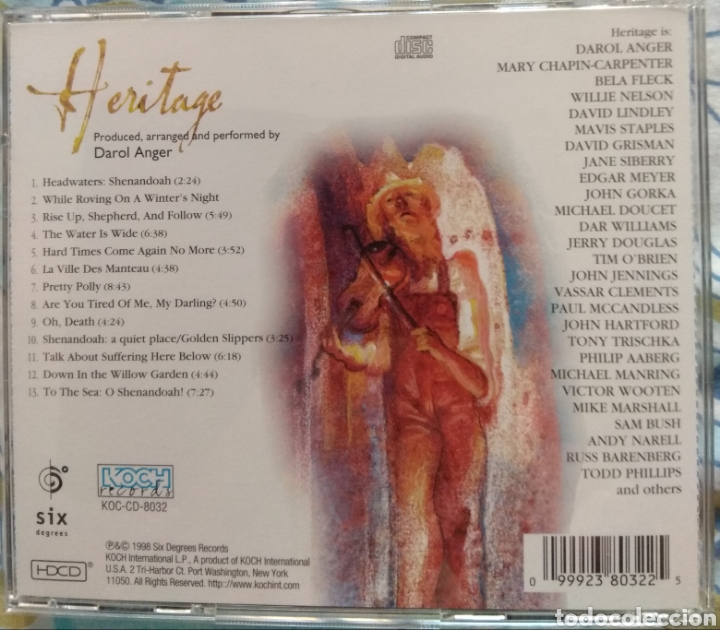 CDs de m&uacute;sica: Darol Anger&nbsp;?&ndash;&nbsp;Heritage - Foto 2