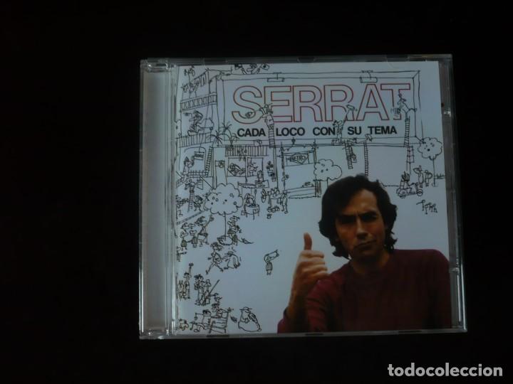 CDs de m&uacute;sica: serrat cada loco con su tema - 9 temas - cd como nuevo - Foto 1