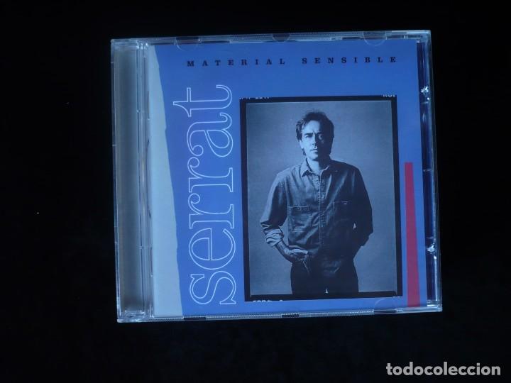 CDs de m&uacute;sica: joan manuel serrat - material sensible - 9 temas - cd como nuevo - Foto 1