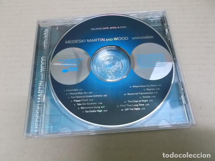 CDs de Musique: MEDESKI MARTIN AND WOOD (CD) UNINVISIBLE A&Ntilde;O 2002 - PROMOCIONAL