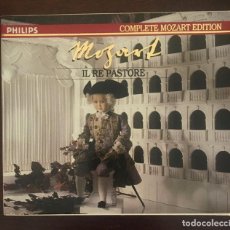 CDs de Música: MOZART - IL RE PASTORE - SIR NEVILLE MARRINER - DOBLE CD +LIBRETO. Lote 215202360