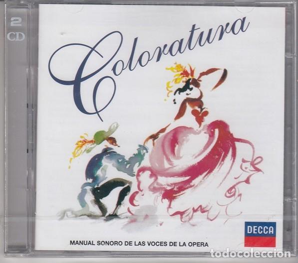 Music CDs: COLORATURA MANUAL SONORA DE LAS VOCES DE OPERA - DOBLE CD RECOPILATORIO NUEVO PRECINTADO C-22