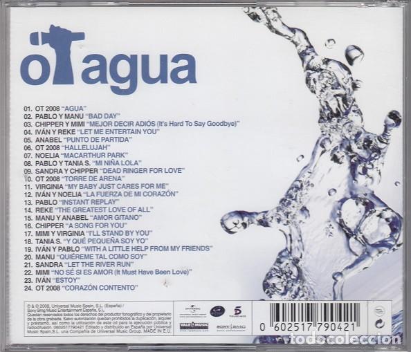 CDs de m&uacute;sica: OPERACION TRIUNFO 2008 - AGUA - CD - Foto 2