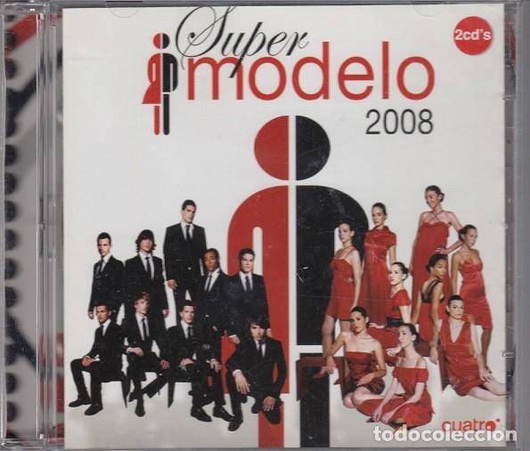 CDs de m&uacute;sica: SUPER MODELO 2008 - DOBLE CD RECOPILATORIO - Foto 1