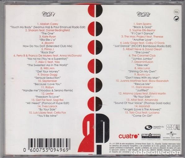 CDs de m&uacute;sica: SUPER MODELO 2008 - DOBLE CD RECOPILATORIO - Foto 2