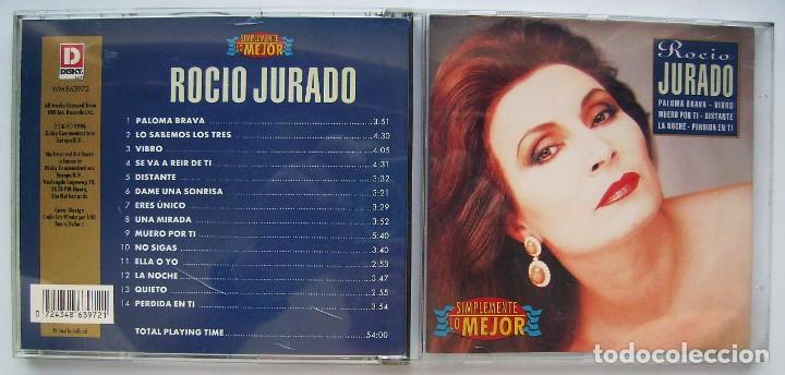 CDs de m&uacute;sica: ROC&Iacute;O JURADO, SIMPLEMENTE LO MEJOR. CDs. - Foto 1