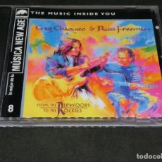 CDs de Música: CRAIG CHAQUICO & RUSS FREEMAN - FROM THO REDWOODS TO THE ROCKIES LO MEJOR DE LA MÚSICA NEW AGE 8. Lote 215290248