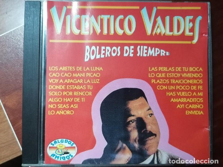 CDs de m&uacute;sica: CD VICENTICO VALDES BOLEROS DE SIEMPRE - Foto 1