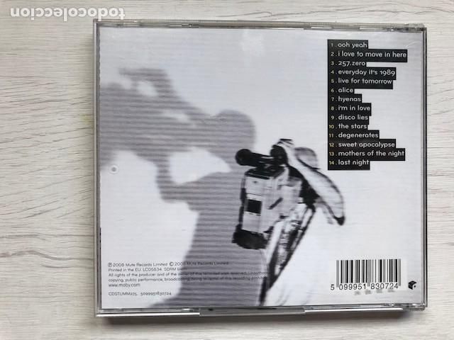 CDs de m&uacute;sica: Moby - Last Night (CD, Album) - Foto 3