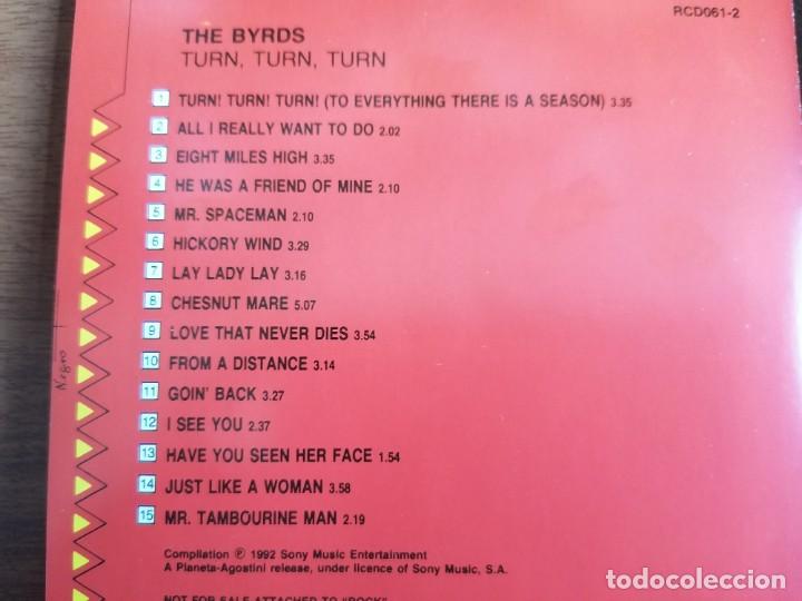 CDs de m&uacute;sica: CD The Byrds &lrm;&ndash; Turn, Turn, Turn (NM) - Foto 2