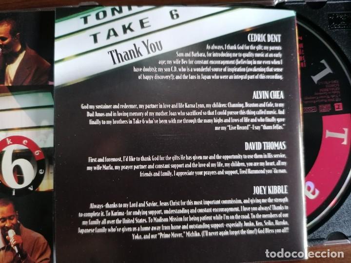 CDs de m&uacute;sica: CD Take 6 ?&ndash; Live Dent, Chea, Thomas, Kibble... (nuevo) - Foto 3