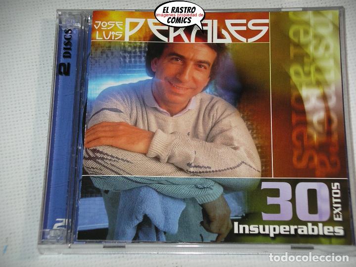 CDs de m&uacute;sica: Jos&eacute; Luis Perales, 30 &Eacute;xitos Insuperables, doble, con dos CD - Foto 1