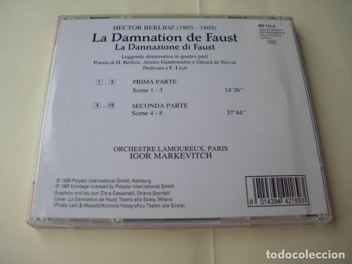 CDs de m&uacute;sica: LA DAMNATION DE FAUST / IGOR MARKEVITCH / CD - Foto 2