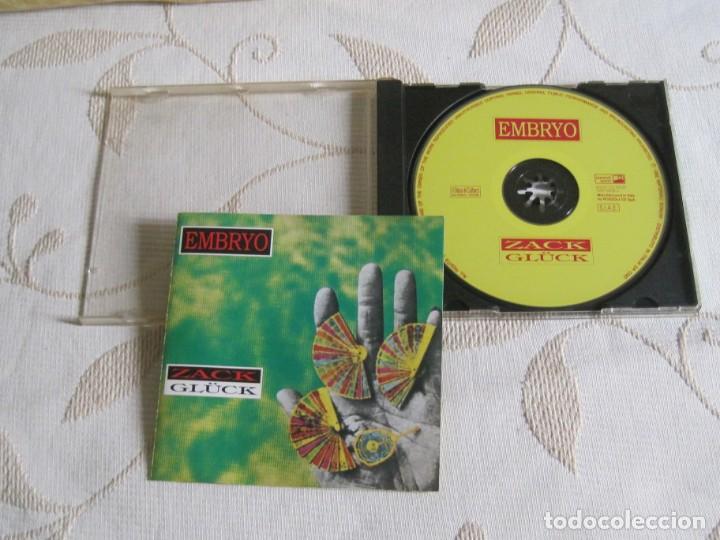 CDs de m&uacute;sica: Embryo &ndash; Zack Gl&uuml;ck CD EXCELENTE ESTADO - Foto 1