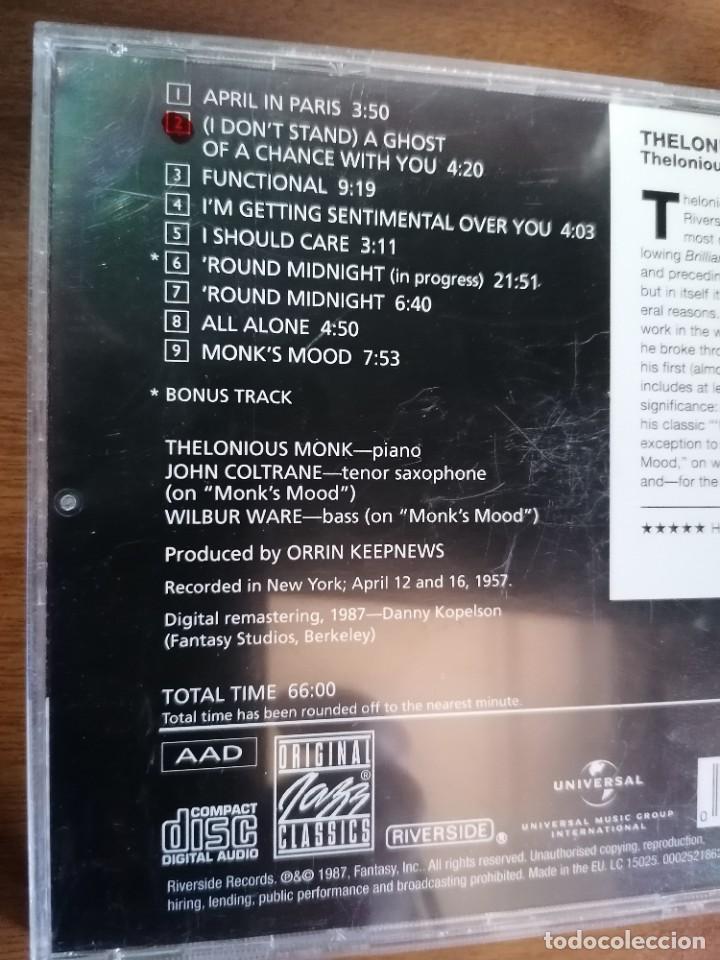 CDs de m&uacute;sica: CD Thelonious Himself - Foto 2