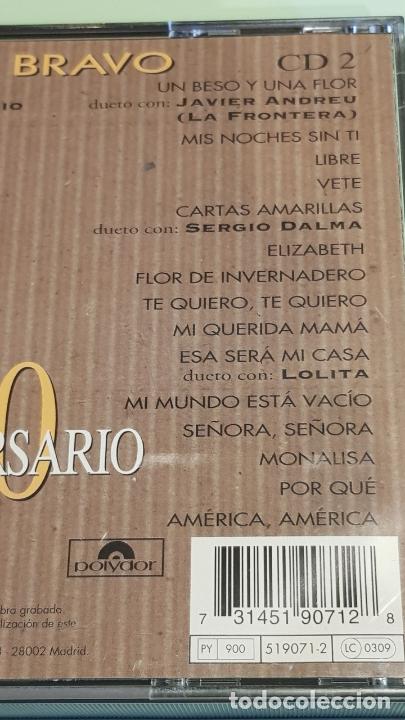 CDs de Música: NINO BRAVO / 50 ANIVERSARIO / DOBLE CD - POLYDOR-1995 / 30 TEMAS / MUY BUENA CALIDAD. - Foto 6 - 293537928