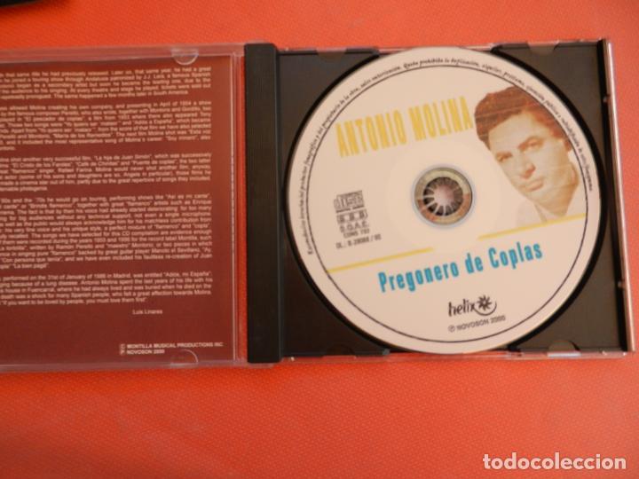 CDs de m&uacute;sica: ANTONIO MOLINA - CD - PREGONERO DE COPLAS -2000 - Foto 2