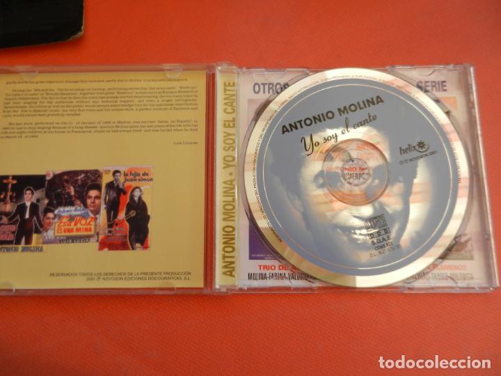 CDs de m&uacute;sica: ANTONIO MOLINA , YO SOY EL CANTE - CD -2001 - Foto 2