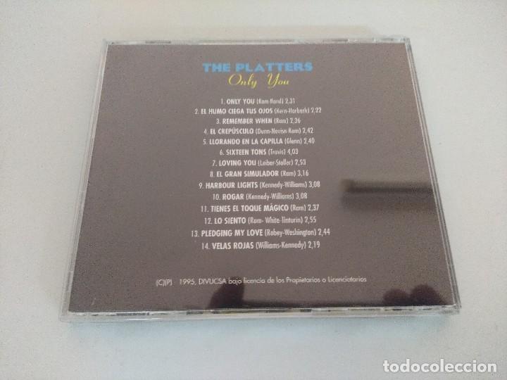 CDs de m&uacute;sica: CD/THE PLATTERS/ONLY YOU. - Foto 2