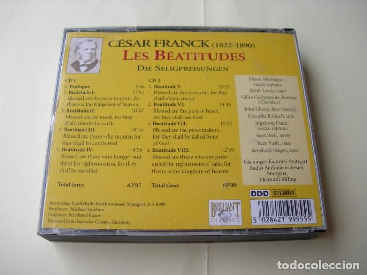 CDs de m&uacute;sica: LES BEATITUDES / ORATORIO / HELMUTH RILLING / 2 CDS + LIBRETTO - Foto 2