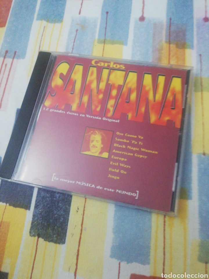 CDs de m&uacute;sica: CARLOS SANTANA cd 12 Grandes &Eacute;xitos En Versi&oacute;n Original - Foto 1