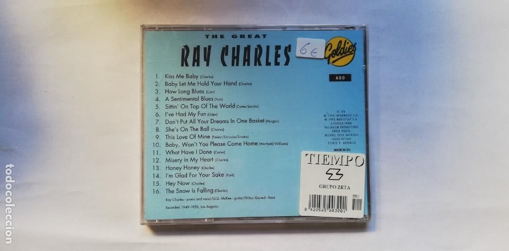 CDs de m&uacute;sica: Ray Charles - Greatest (CD, Comp) *Precintado* - Foto 2