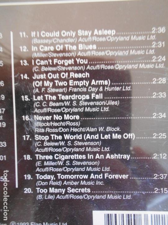 CDs de m&uacute;sica: CD PATSY CLINE - WALKING AFTER MIDNIGHT (U8) - Foto 3