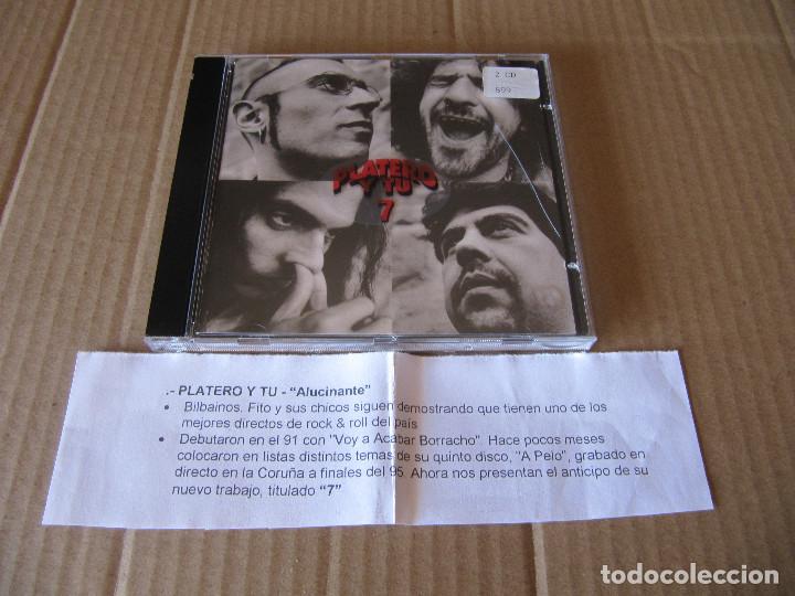 CDs de m&uacute;sica: PLATERO Y TU ( 7 ) CD CADENA 100 - Foto 1