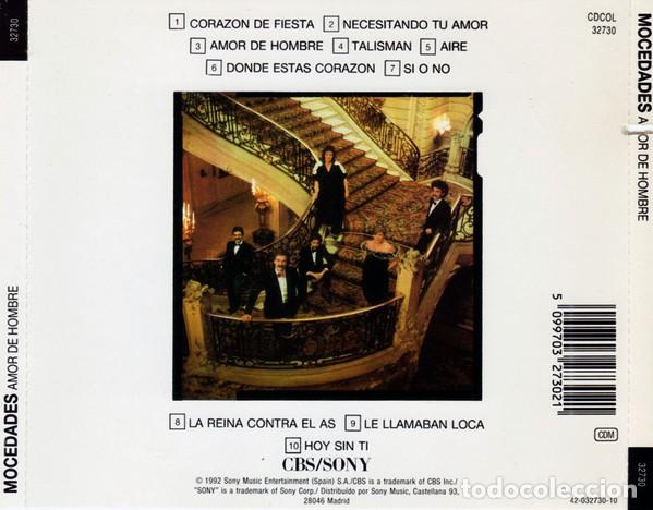 CDs de m&uacute;sica: Mocedades - Amor de Hombre - CD - Foto 2