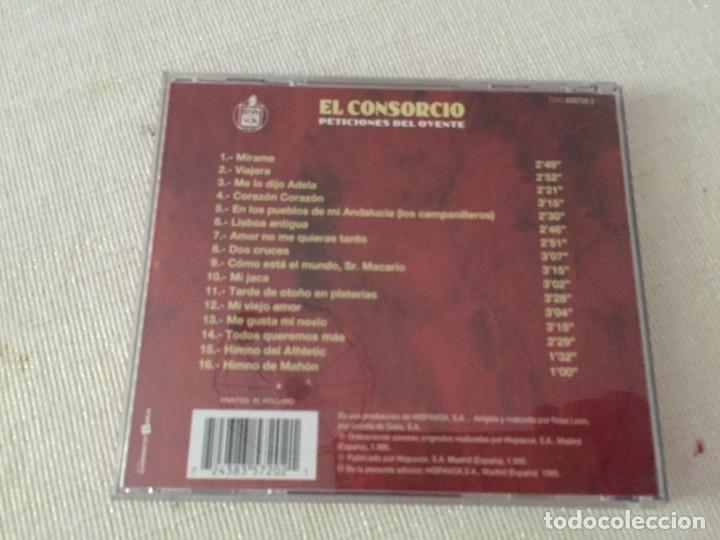 CDs de m&uacute;sica: CD EL CONSORCIO PETICIONES DEL OYENTE - Foto 2