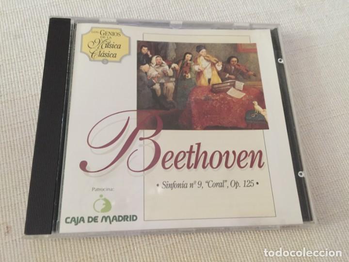 CDs de M&uacute;sica: CD LOS GENIOS DE LA MUSICA CLASICA BEETHOVEN SINFONIA N&ordm; 9 CORAL OP 125