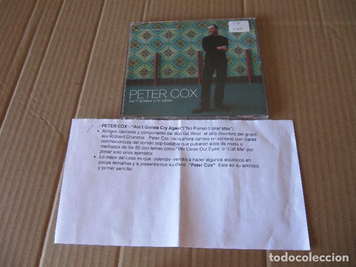 CDs de m&uacute;sica: PETER COX - AINT GONNA CRY AGAIN cadena 100 - Foto 1