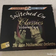 CDs de Música: 2 CD SWITCHED ON CLASSICS THE NEON PHILHARMONIC ORCHESTRA BIZET MOZART DVORAK BACH LISZT BRAHMS. Lote 216675560
