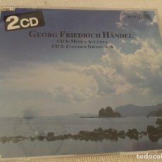 CDs de Música: 2 CD HÄNDEL HAENDEL MUSICA ACUATICA CONCERTI GROSSI OP 6. Lote 216676511