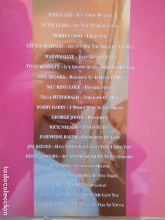 CDs de m&uacute;sica: CD LET THERE BE LOVE - PATSY CLINE, BOBBY DARIN, KENNY ROGERS, PERRY COMO... (V9) - Foto 2