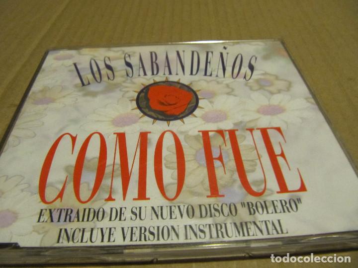 CDs de m&uacute;sica: CD SINGLE LOS SABANDE&Ntilde;OS / COMO FUE - Foto 1