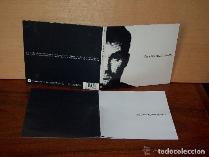 CDs de m&uacute;sica: OSCAR BRIZ - QUART CREIXENT - CD DIGIPACK CON LIBRETO - Foto 2