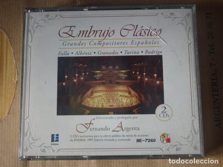 CD di Musica: CD EMBRUJO CL&Aacute;SICO, GRANDES COMPOSITORES ESPA&Ntilde;OLES DOBLE CD