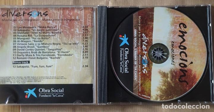 CDs de m&uacute;sica: CD EMOCIONS , DIVERSONS. CD / LA CAIXA - 12 TEMAS VARIADOS - Foto 2